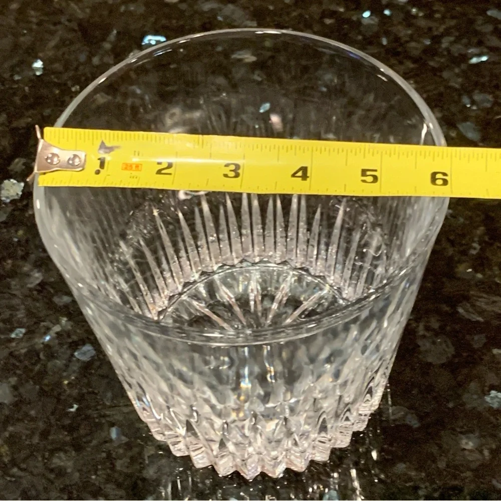 Vintage Princess House royal highlights lead crystal ice bucket sweving bowl